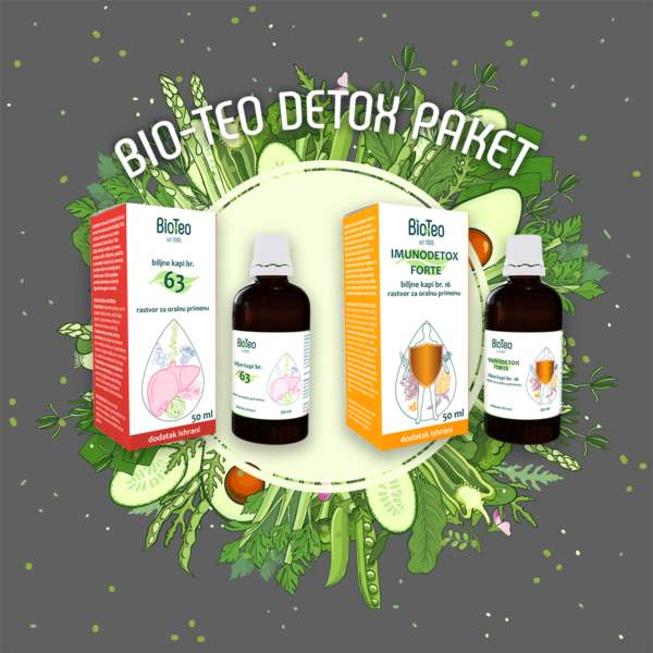 DETOX PAKET: Biljne kapi br. 63 + biljne kapi br. 16